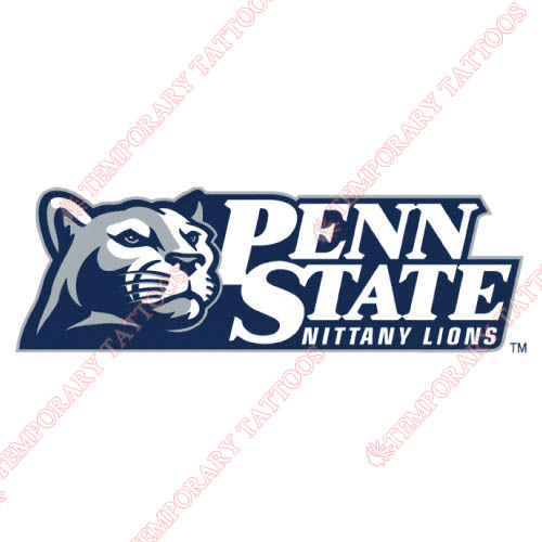 Penn State Nittany Lions Customize Temporary Tattoos Stickers NO.5863